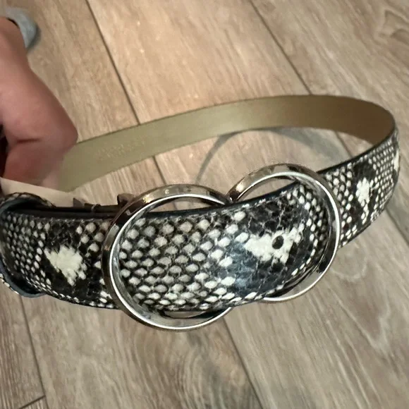 **TRADED**Express cream leather belt animal print Amazon.com: Ladies Thin Leopard Belt for Women Animal  main image 3